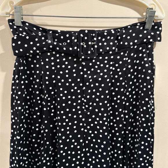 🔥NWT Anthropologie Polka Dot Maxi Skirt - Black and White🔥 - Picture 3 of 12